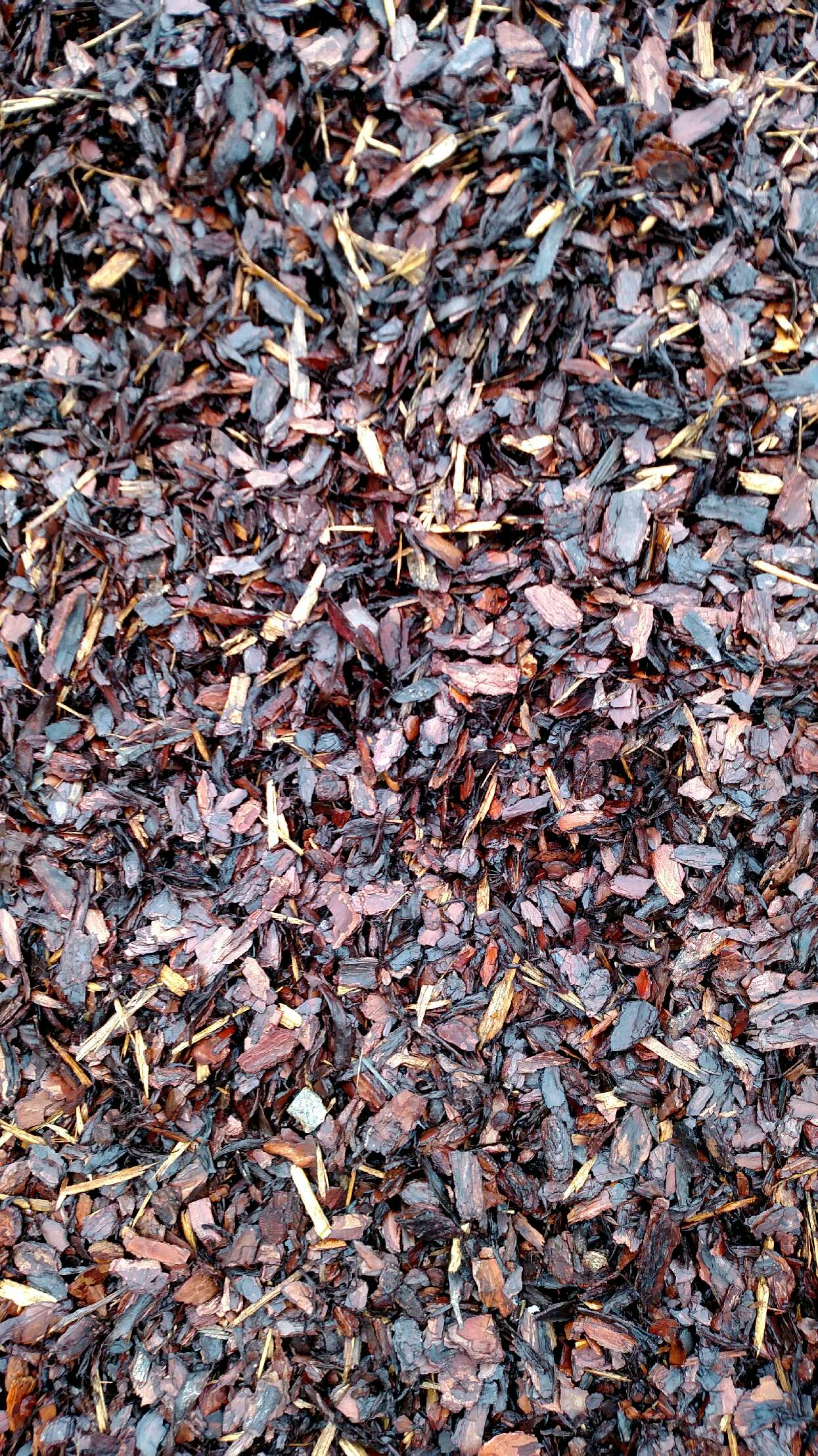 Mini Pine Bark Nuggets Mulch available in-store and online for pickup or delivery at Asheville Mulch in North Carolina